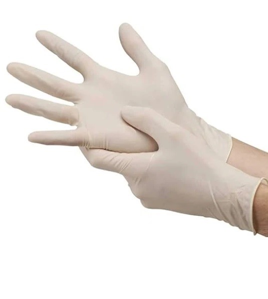 HandsCure Latex Examination Gloves Powdered